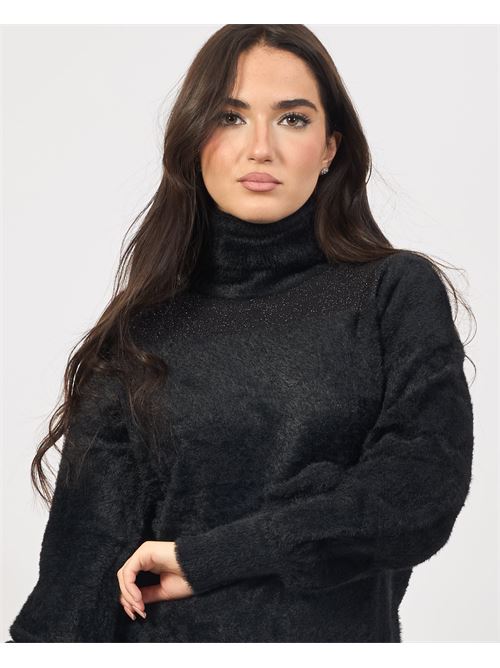 Yes Zee Women's Mohair Effect Turtleneck Sweater YES ZEE | M076-IS000801